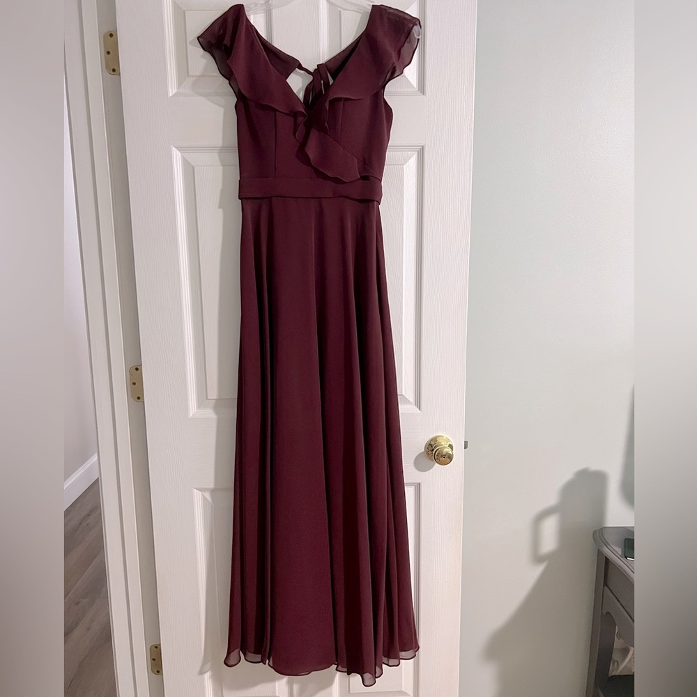 Mori Lee Burgundy dress size 4